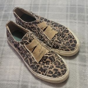 Blowfish Malibu Leopard Print Women's Shoes 11.5/12